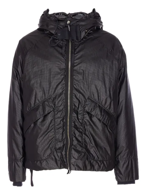 C.P. Company Lens-detail hooded jacket Black 19CMOW264A110449G999