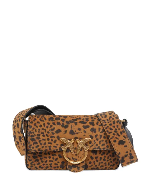 PINKO spotted adjustable straps tote bag Brown 106244A32AM35Q