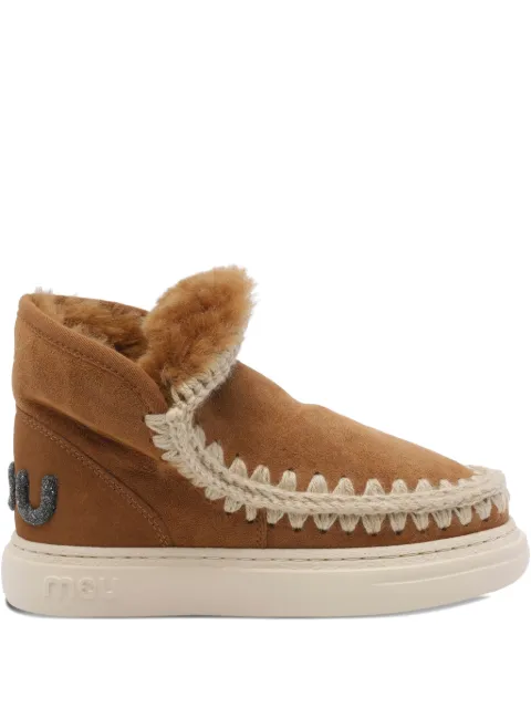Mou slip-on suede ankle boots Brown FW411001A