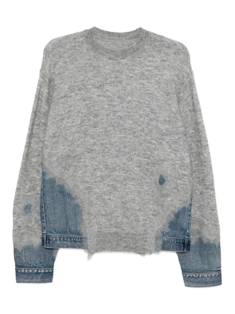 JNBY denim-patch jumper Grey 5P0312720