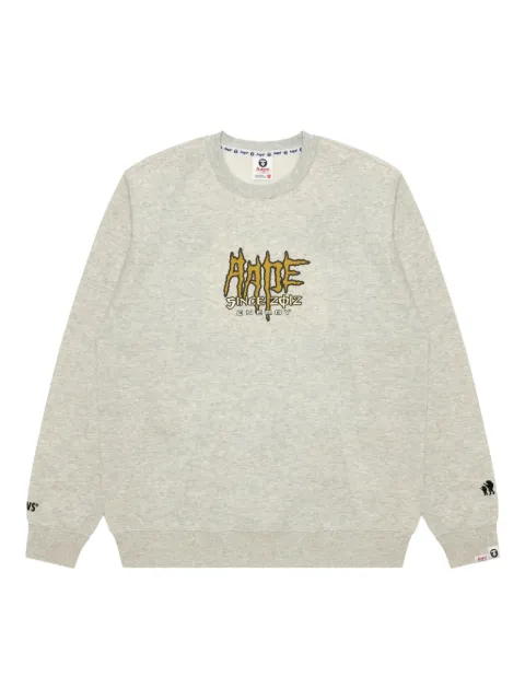 AAPE BY *A BATHING APE® graphic-print sweatshirt Grey ASWD310XAP