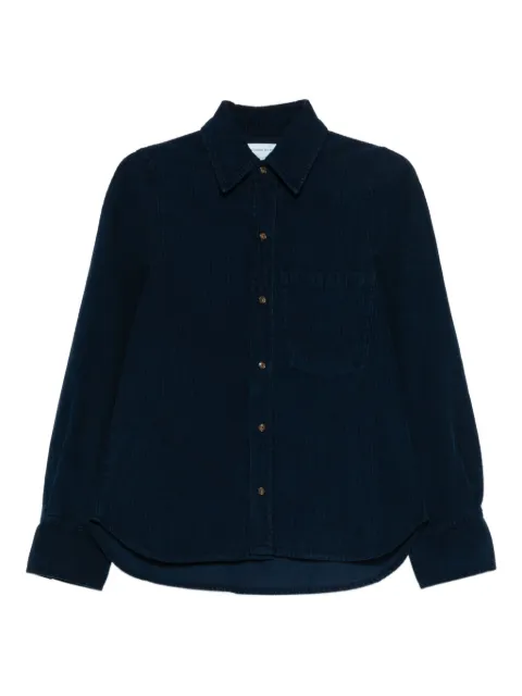 Victoria Beckham Pocket buttoned top Blue 1425DSH006674B
