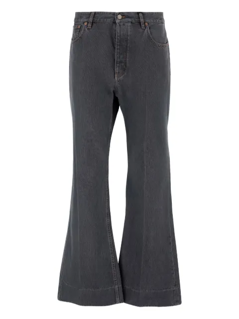 Valentino Garavani five-pocket flared jeans Grey VDE15AB4A
