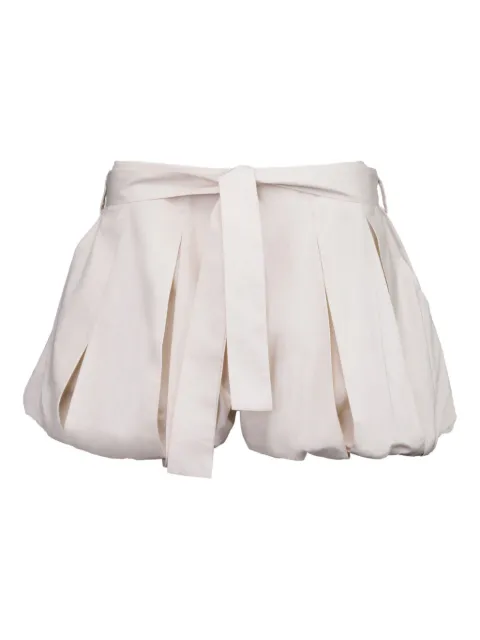 Adriana Degreas tie-waist balloon shorts Neutrals SHCT0128R26