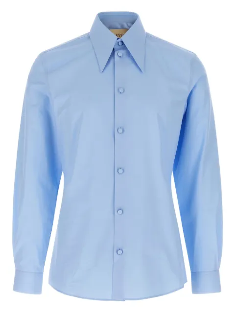 Valentino Garavani pointed-collar cotton shirt VABS20B57
