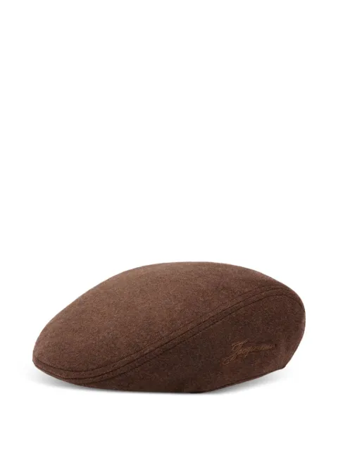 Jacquemus Le Valérie wool beret Brown ACU00791AW00700