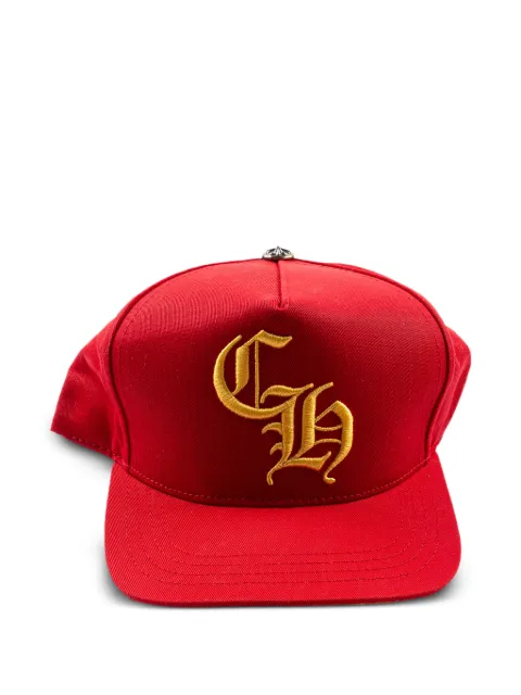 Chrome Hearts logo-embroidered baseball cap Red CHRM0207