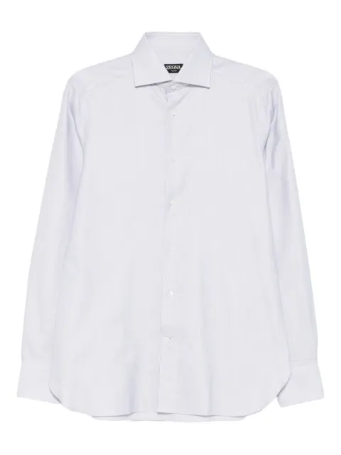 Zegna cotton shirt Purple 201560A29MS0BA