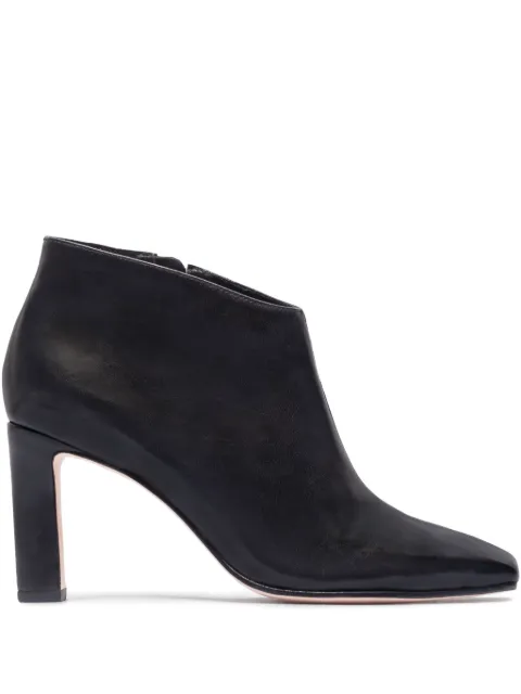 Bernardo 80mm Garda square-toe block-heel boots Black GARDA