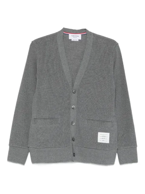 Thom Browne 4-bar intarsia cardigan Grey MJT551AJ0114