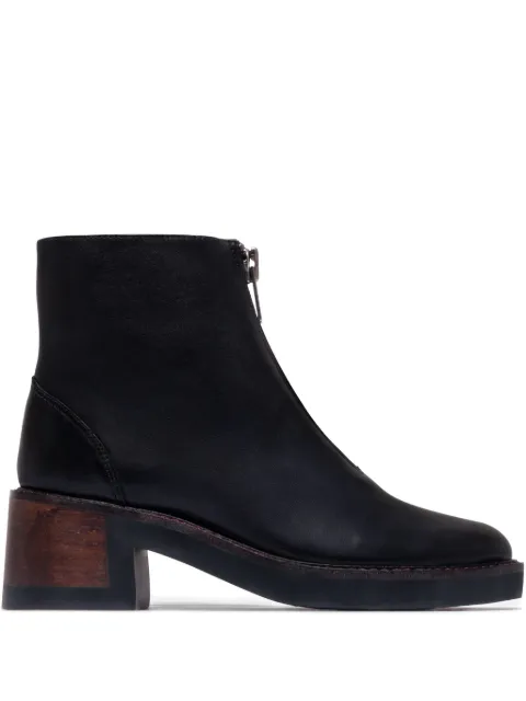 Bernardo Tess zip-front boots Black TESS