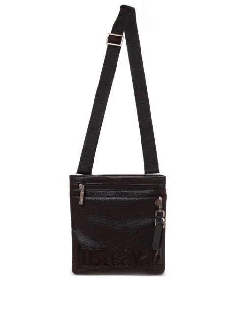 Just Cavalli logo-plaque shoulder bag Brown 79QA4B23ZSB28