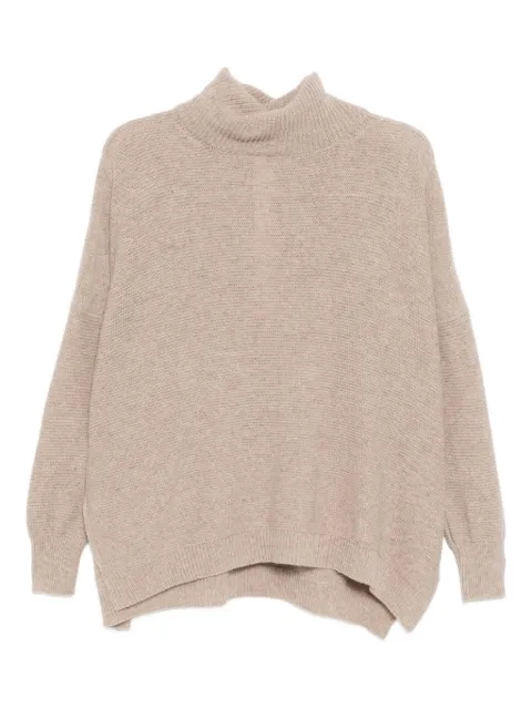 Forme D'expression twisted-neck top Neutrals DM141N
