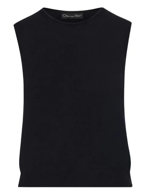 Oscar de la Renta sleeveless top Blue 0N144NAV