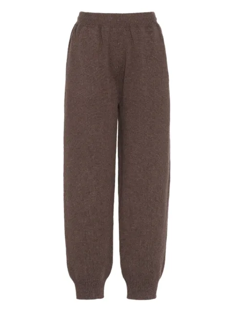 Barrie knitted trousers Brown C120640
