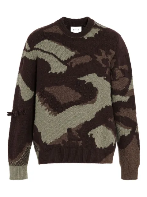 Barrie intarsia-knit sweater Brown C309343