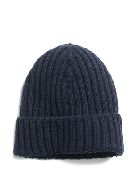 Barrie ribbed beanie hat Blue A00C30831