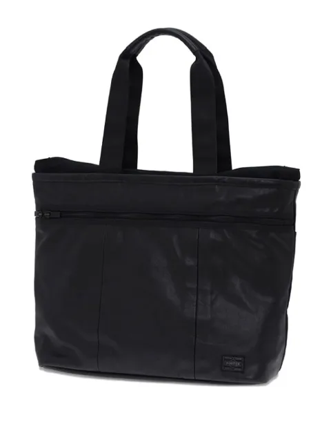 Porter-Yoshida & Co. leather top-handles tote bag Black 230107910