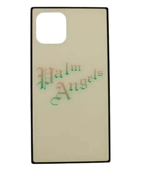 Palm Angels Gothic phone case Neutrals NEWGOTHICPHONECASEWHT