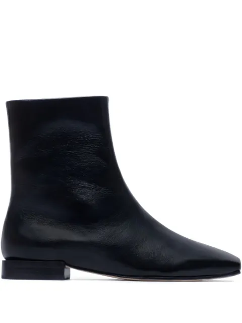Bernardo Belfast zip-detail square-toe boots Black BELFAST