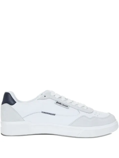 Just Cavalli leather panel sneakers White 79QA3SB2ZPB51