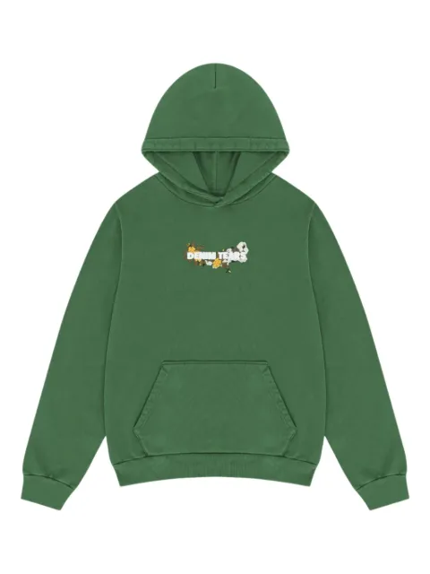Denim Tears floral-print hoodie Green DT220