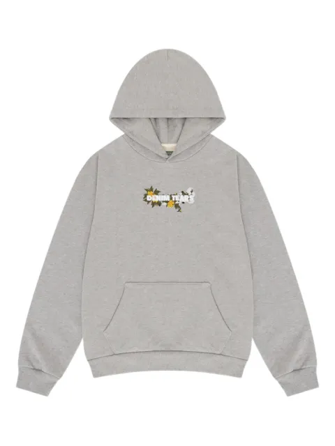 Denim Tears logo-print hoodie Grey DT219