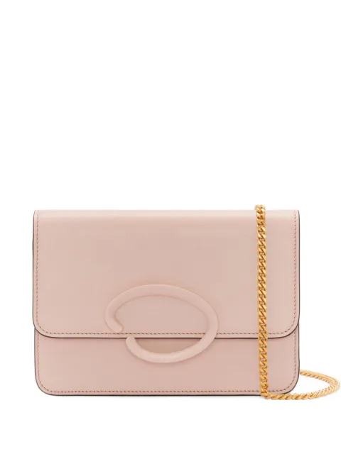 Oscar de la Renta oval-frame chain bag Pink 25FH0592CLFBSH