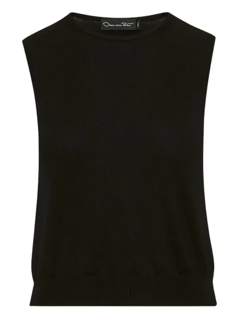 Oscar de la Renta sleeveless top Black 0N144BLK