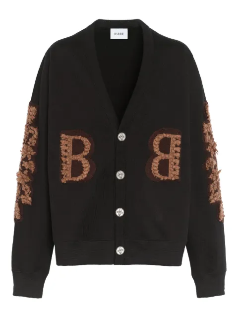 Barrie logo-embroidered cardigan Black C104273