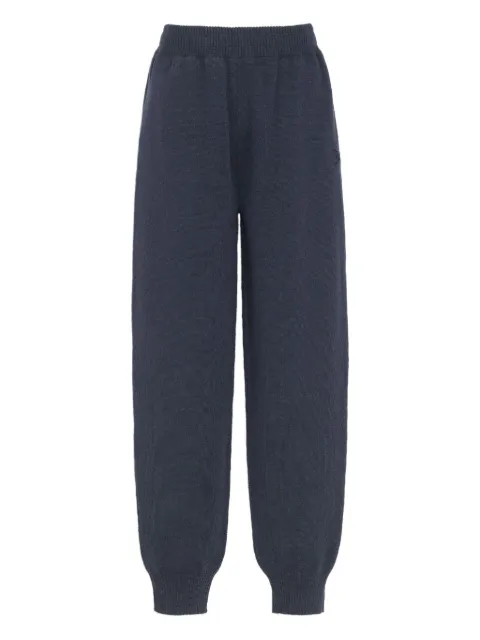 Barrie logo-embroidered trousers Blue C120640