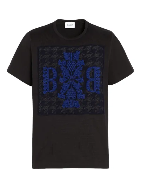 Barrie logo-patch T-shirt Black C262714