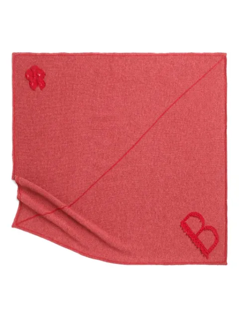 Barrie logo-embroidered scarf Red C104830