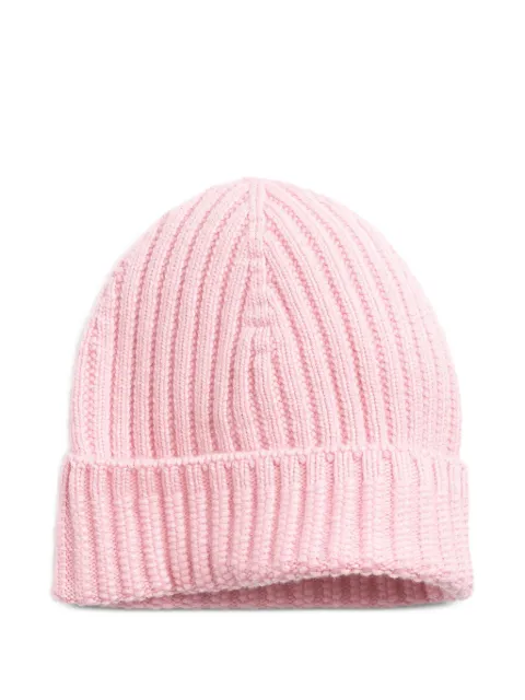 Barrie ribbed beanie hat Pink A00C30831