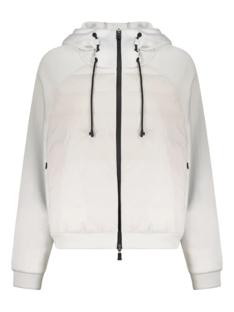Herno padded-panel hooded jacket White JP00005DL50049