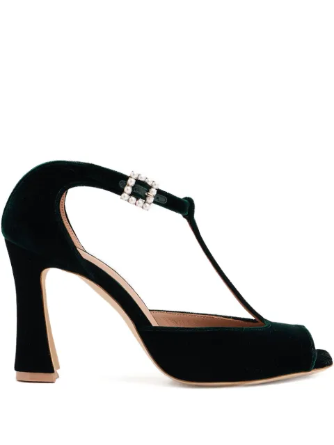 Malone Souliers 90mm Nomi sandals Green NOMI902