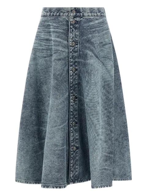 Diesel stone-washed denim skirt Blue A21423007DA01