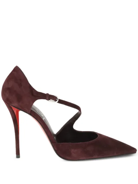 Christian Louboutin 100mm Miss Ziggyta pumps Brown 3250637R839