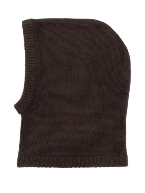 Soft Goat ribbed balaclava Brown FW25SF23118MOCHA