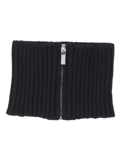 SA SU PHI ribbed cashmere collar Black W25950MWS