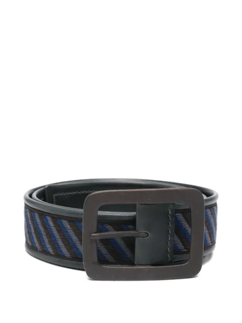 Romeo Gigli Pre-Owned 1990s striped belt Blue RG180CR
