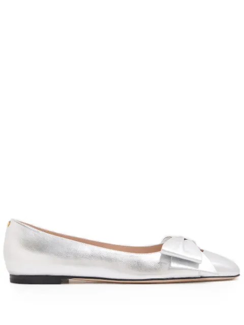 Valentino Garavani bow-detailing ballet flats Silver WS0MS0KDR