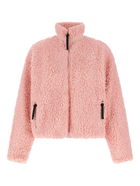 Jil Sander teddy-effect zip-front jacket Pink J40BN0173J20088664