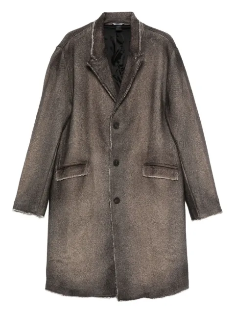 Avant Toi front-button coat Brown 225WU4401SGAVH