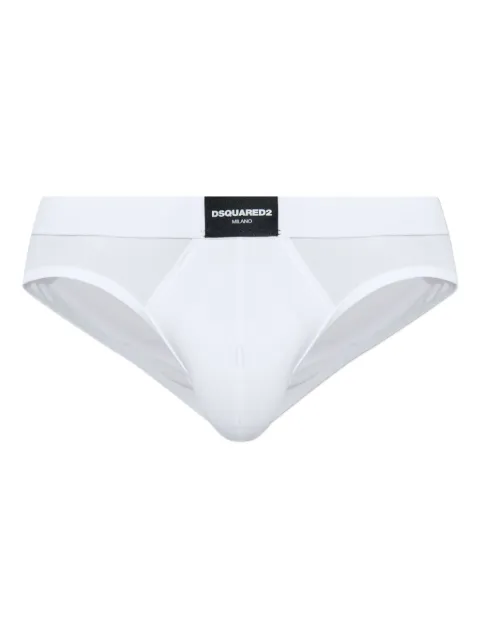 DSQUARED2 logo waistband briefs White D9L806030ISA01