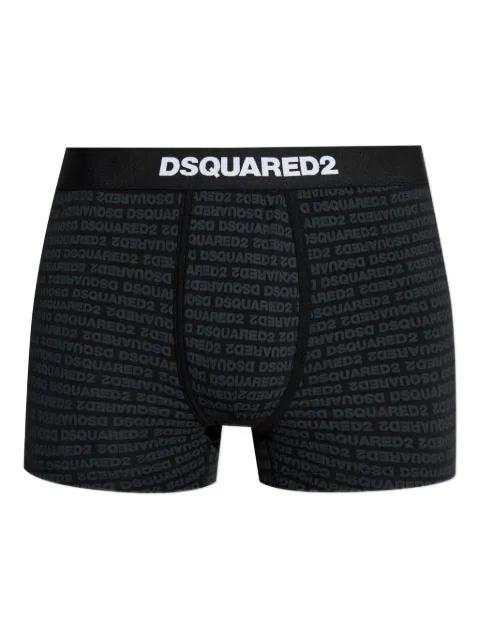 DSQUARED2 logo trunks Black D9LDC6050ISA01