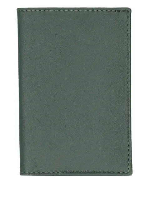 Comme Des Garçons Wallet Classic Group stitched cardholder Green SA6400