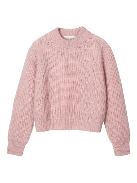 Cecilie Bahnsen Bega fisherman knit pullover Pink BEGAPULLOVERFISHERMANKNITSOFTPINK