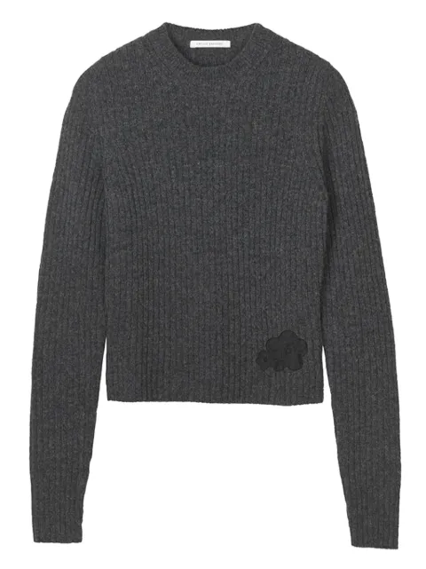 Cecilie Bahnsen Blas nordic rib sweater Grey BLASPULLOVERNORDICRIBDARKGREY