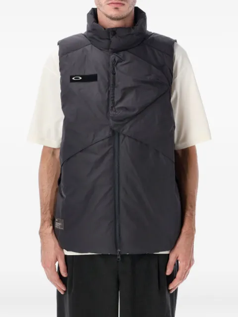Oakley zip-fastening quilted gilet Grey FOA408130